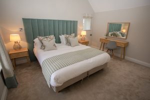 bedroom in Lambsquay House, luxury self catering apartments in the Forest of Dean