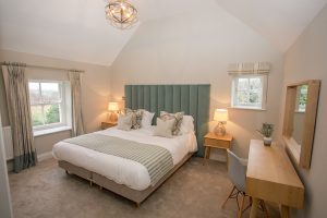 bedroom in Lambsquay House, luxury self catering apartments in the Forest of Dean